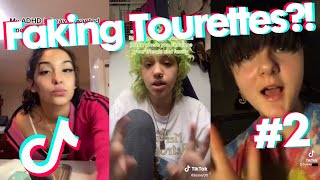 Faking Tourettes  TikTok Cringe Compilation 2 [upl. by Auqinimod853]