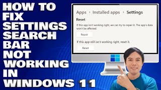 How To Fix Settings Search Bar Not Working in Windows 1011 Solution [upl. by Mailliwnhoj]