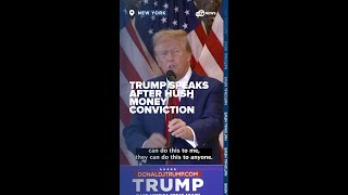 Donald Trump speaks at Trump Tower after felony conviction [upl. by Yrelle]