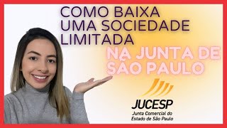 Como baixar uma empresa na JUCESP PASSO A PASSO  100 online  VRE digital [upl. by Cheffetz220]