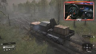 Delivery Spare Parts  Azov 73210 delivery30  SnowRunner  Logietch G29 gameplay [upl. by Leola306]