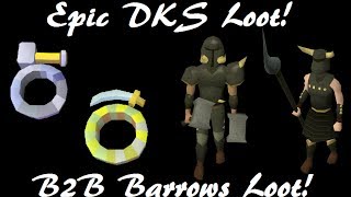 Oldschool Runescape  EPIC DKS LOOT  Barrows Loot  2007 Servers Progress Ep 69 [upl. by Jareen978]