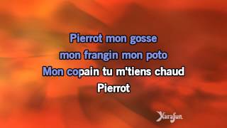 Karaoké Chanson pour Pierrot  Renaud [upl. by Ritter260]