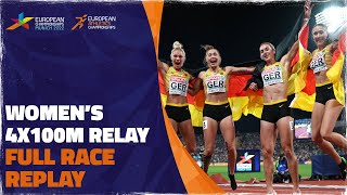 Womens 4x100m Relay Final  Munich 2022  Germany [upl. by Dougal]