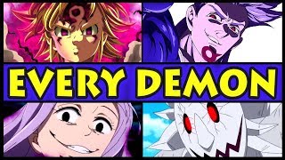 Every Demon RANKED from Weakest to Strongest Seven Deadly Sins  Nanatsu no Taizai All Demons [upl. by Jaye]