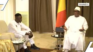 Mamoudou Gassama a rencontré le président malien Ibrahim Boubacar Keïta [upl. by Goodyear233]