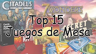 🎲 ¿Los Mejores Juegos de Mesa de todos los tiempos  TOP 15  Actualizado 2022 🏆 [upl. by Novyad943]