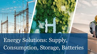 Energy Solutions 3 Supply Consumption Storage Batteries [upl. by Aicargatla]