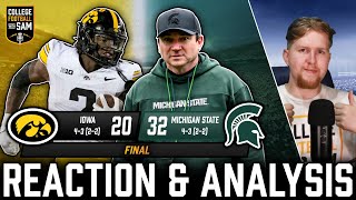 Michigan State Football DOMINATES Iowa Football  Michigan State vs Iowa 2024 Takeaways [upl. by Ehudd695]