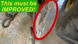 87 How to Install Telescoping Sway Arms on your John Deere 2 Series johndeere 2032 2038 [upl. by Ytsirc]