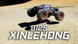 Xinlehong 9125 Sprint 4WD RC Monster Truck BMX Bash [upl. by Girovard]