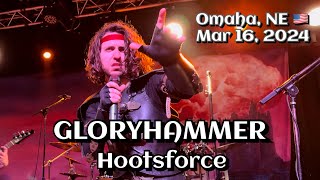 Gloryhammer  Hootsforce Waiting Room Lounge Omaha NE 🇺🇸 March 16 2024 LIVE HDR 4K [upl. by Sonaj]