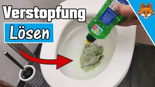 Klo verstopft 4 Methoden um die WC Verstopfung schnell zu lösen 🚽✅ [upl. by Airbas876]