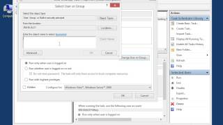 Windows 80 Professional  Set User Credentials for Scheduled Tasks in Task Scheduler [upl. by Pasahow]