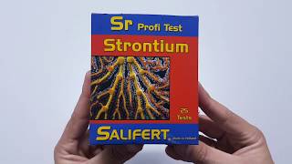 Aquaplantsonline  Unboxing Salifert Strontium Sr test [upl. by Yekciv283]