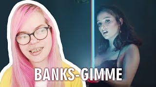 BANKS  GIMME REACTION  Sisley Reacts [upl. by Neelyak]