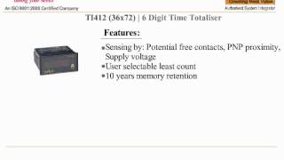 SELEC TIME TOTALISER TT412 TIME TOTALISER [upl. by Tracay]