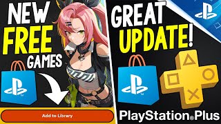 Great PS Plus Update and New FREE PlayStation Games [upl. by Aryahay445]