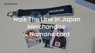 ENBoxing 04 Enhypen Walk The Line in Japan MD amp Enhypen Heeseung Namane card [upl. by Nomit]