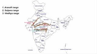 Peninsular Mountains of India  Aravalli Vindhya Satpura Western amp Eastern Ghats  UPSC Geography [upl. by Blondelle]