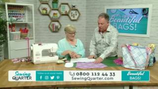 Sewing Quarter  Beautiful Bags including Tim Holtz Fabric  12th Feb 2017 [upl. by Beeson118]