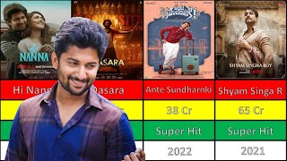 Nani  Hits And Flop Movie List  Nani All Movie  Data Anlysis [upl. by Eicnan]