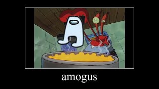 Mr Krabs vs amogus  sugoma amogus meme [upl. by Abita]