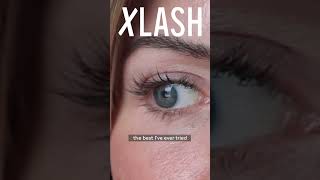 Xlash Serum  Our lashes are longer thicker and fuller 🤩 Xlash EyelashSerum NaturalBeauty [upl. by Siurtemed]