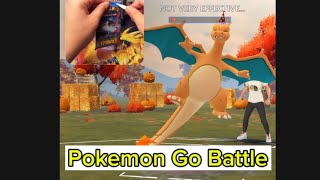 Stunfish VS Charizard in Pokemon Go Great League Remix Game Battle GAMEPLAY ✅ [upl. by Adnirolc]