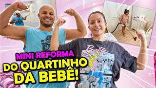 TERMINAMOS O QUARTINHO DA BEBÊ Vlog de Reforma e Limpeza [upl. by Anaira]