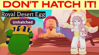 Trading ROYAL DESERT EGG in Adopt Me [upl. by Shear316]