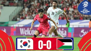 Korea Republic  Palestine  Highlights  AsianQualifiers  Road To 26 [upl. by Kazim242]