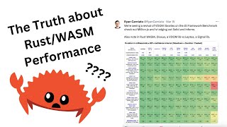 The Truth about RustWebAssembly Performance [upl. by Auqinihs]