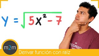 DERIVAR tres veces una FUNCIÓN CON RAÍZ [upl. by Eiclek358]