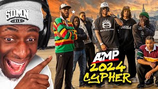 TBJZL REACTS TO AMP FRESHMAN CYPHER 2024 [upl. by Einaej]