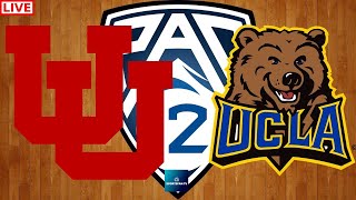 Utah vs UCLA Pac 12 Basketball Live Game Cast amp Chat [upl. by Nyrmac]