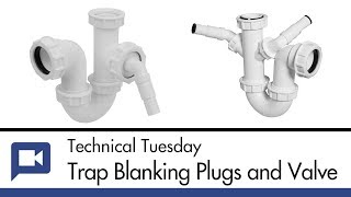 Trap Blanking Plug and Valves [upl. by Tilla]