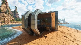 Modern Tek Outpost  Build Tutorial  ARK Survival Ascended [upl. by Schaab]