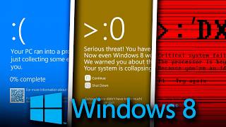 Windows 8 New Kill Screen My OS forced me to update [upl. by Angi]