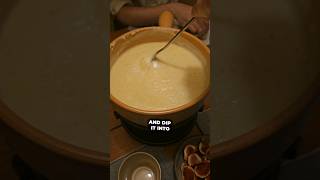 Traditional Swiss Cheese Fondue 🧀  Quick step by step Guide [upl. by Hcirdeirf]