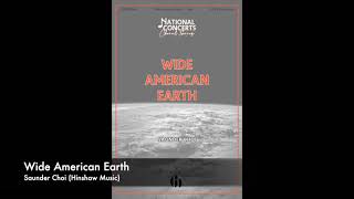 HMC2693  Wide American Earth  SATB [upl. by Raye]