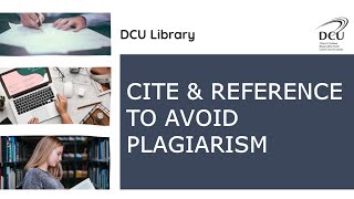 Cite amp reference to avoid plagiarism [upl. by Atteval]