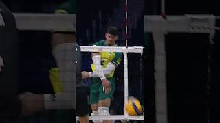 Honorato put all his strength into this spike 😤 epicvolleyball volleyballworld volleyball [upl. by Bekaj]