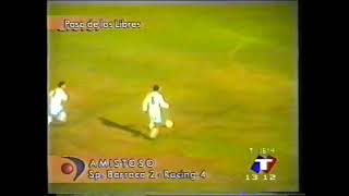 Sportivo Barracas 2 vs Racing Club 4 amistoso 1998 [upl. by Ylirama]