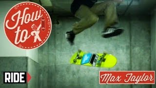 HowTo Skateboarding Nollie Inward Heelflip with Max Taylor [upl. by Frolick]