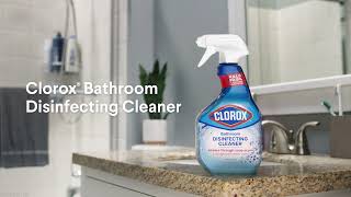 Clorox Bathroom Disinfecting Cleaner [upl. by Atteynad736]