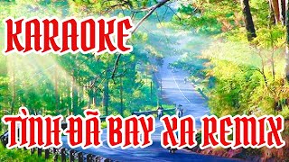 Tình Đã Bay Xa Karaoke Remix Sang Luong [upl. by Gaiser]