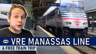 A Free Trip on Virginia’s Commuter Rail VRE Manassas Line [upl. by Williamson]