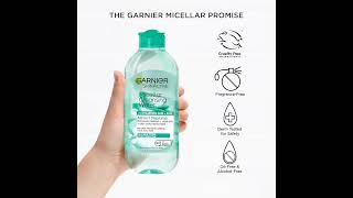 Garnier SkinActive Micellar HyaluronicAcid Replumping Cleansing Water garnier garniermicellarwater [upl. by Elder]