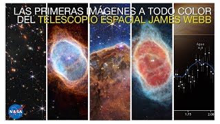 Las primeras imágenes a todo color del telescopio espacial James Webb [upl. by Aerdnael]